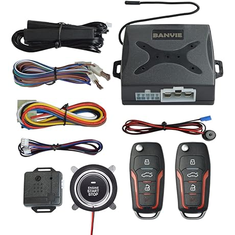 Comprehensive Car Alarm System and Push to Start Kit