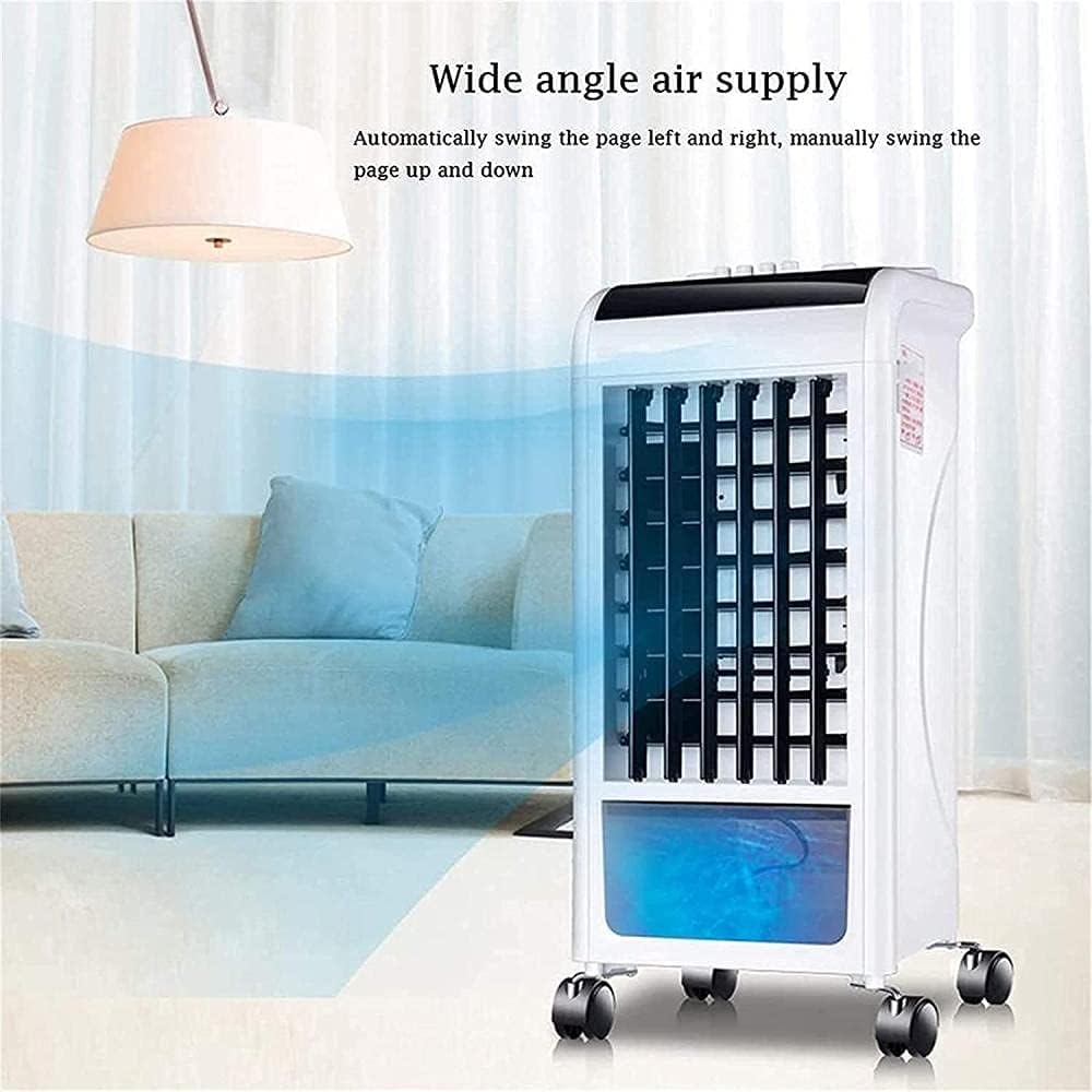Portable Air Conditioner Cooler Evaporative Cooler Portable Evaporative Air Cooler Energy-Saving Mute for Both Hot and Cold Suitable for Home Bedroom Air Conditioner
