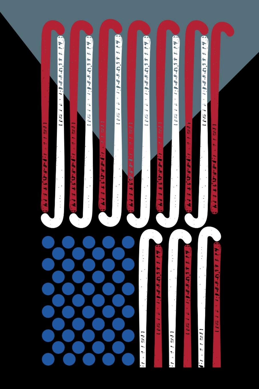 Field Hockey Journal: American Flag