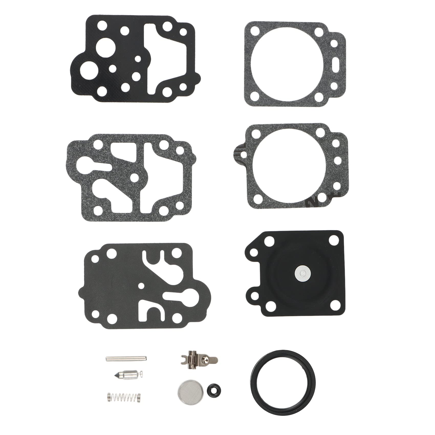 10 Kit D'Aiguille de Joint de Reconstruction de RéParation de Carburateur pour Tondeuse Walbro K20-WYJ Echo Husqvarna Toro Ryobi Honda Homelite