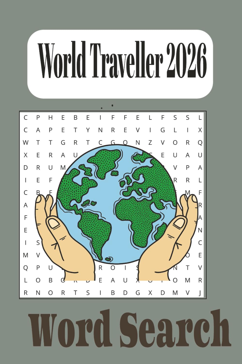 World Traveller 2026 Word Search Book