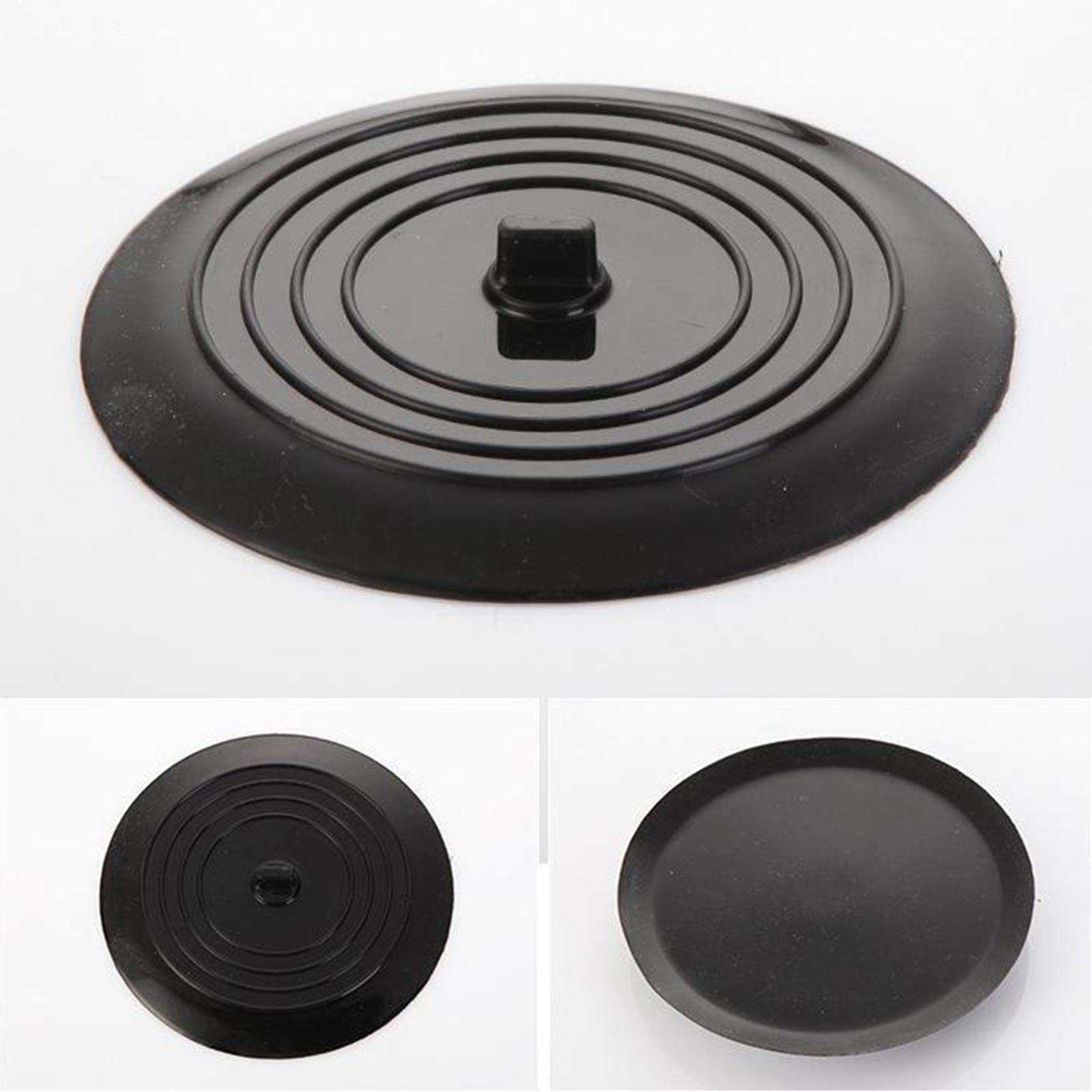 Silicone Tub Stopper Bathtub Drain Stopper Sealing Sink Stopper Black-picture-14