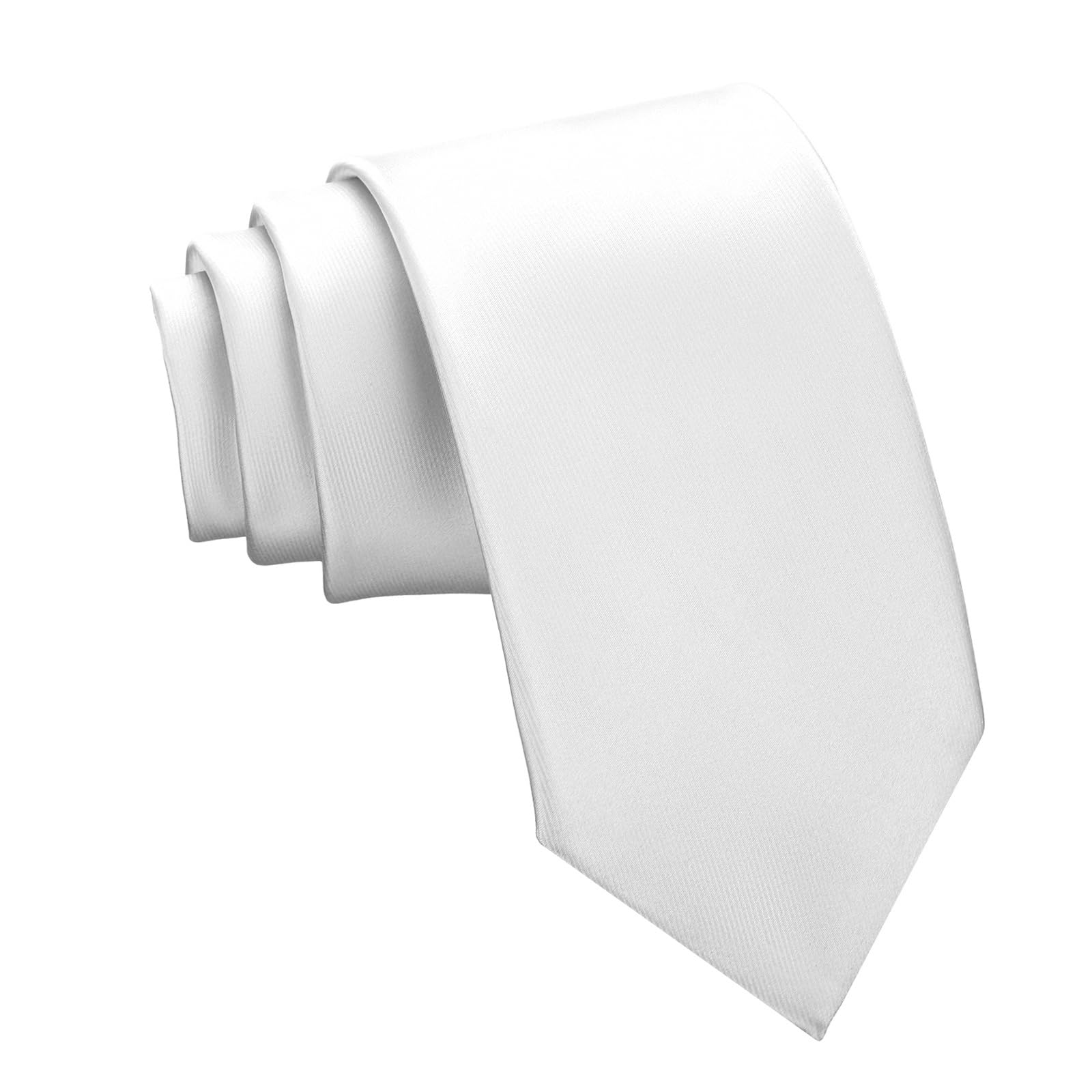 Men's Ties Solid Color Pure Polyester Plain Fine Stripes Necktie Ties For Men