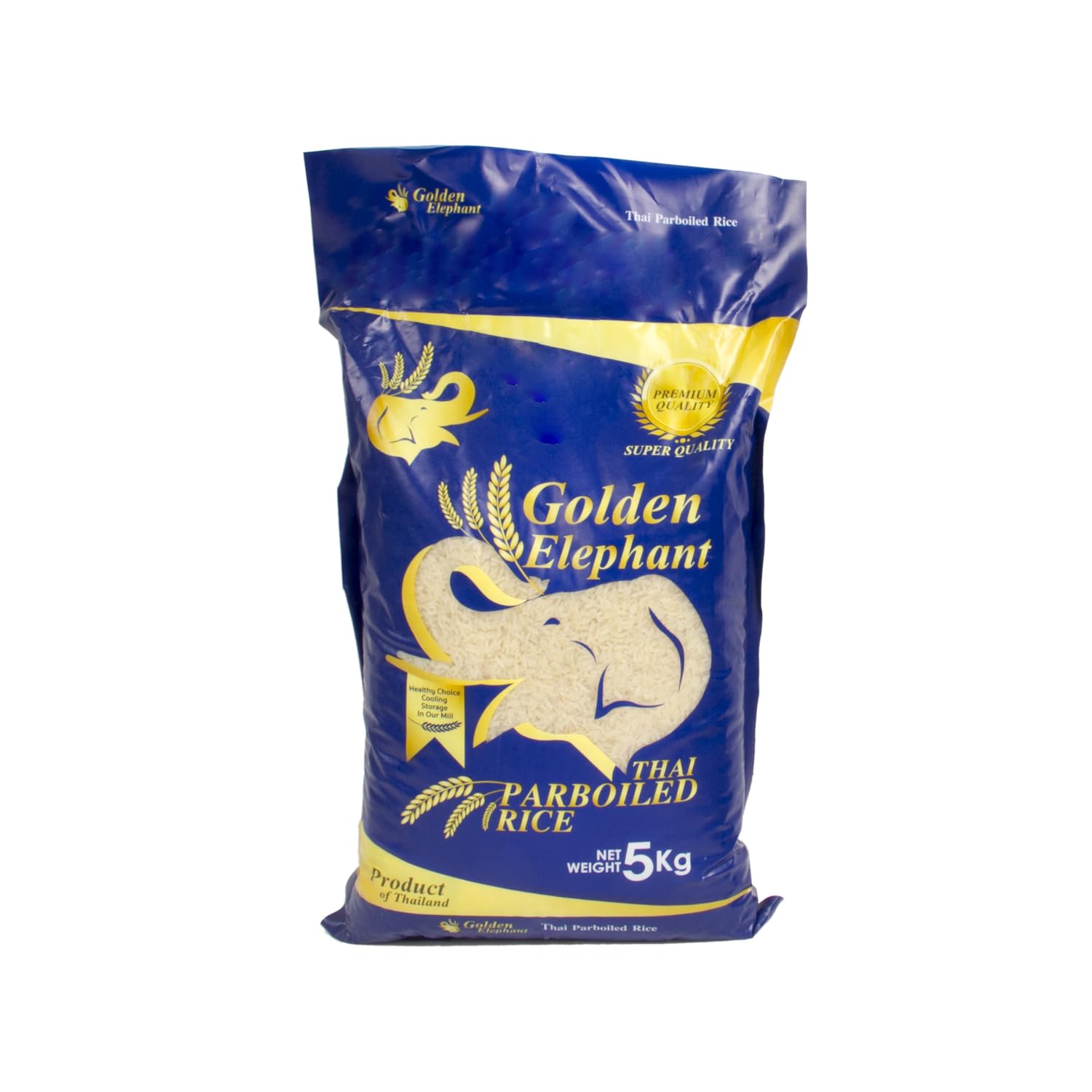 Golden Elephant Thai Parboiled Rice, 5 kg