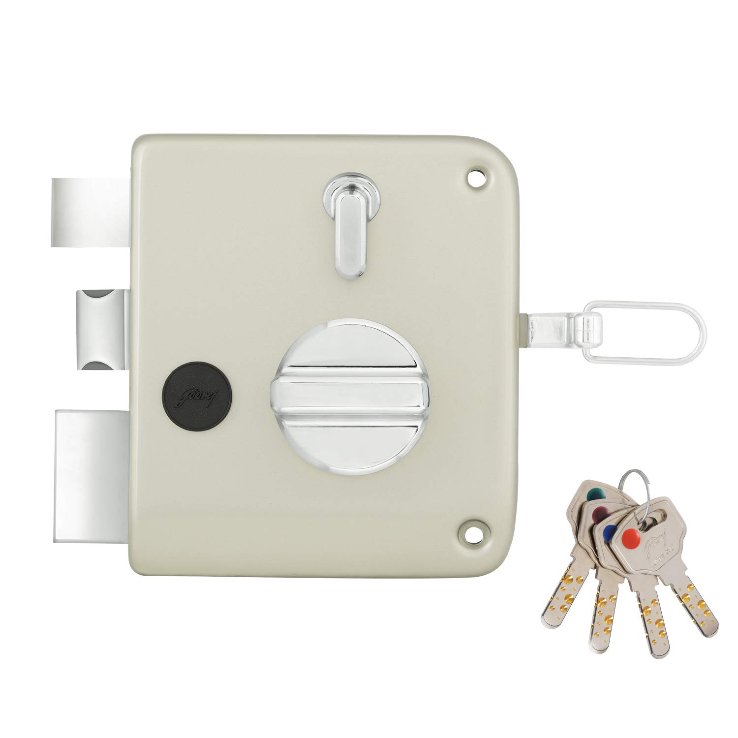 Godrej Locking Solutions and Systems Ultra XL+ Tribolt 1CK Key Lock for Home Main Door for Outside Opening doors only (Satin Steel, Silver, Alloy Steel, Pack of 1) (B08GL2H3DB) Amazon Price History, Amazon Price Tracker