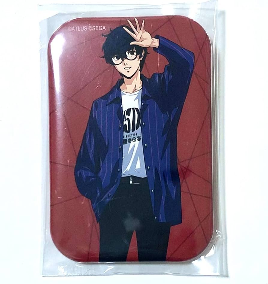 【ペルソナ5】スイパラ 主人公/ジョーカー Amazon.co.jp: ペルソナ5 主人公 ジョーカー スクエア缶バッジ