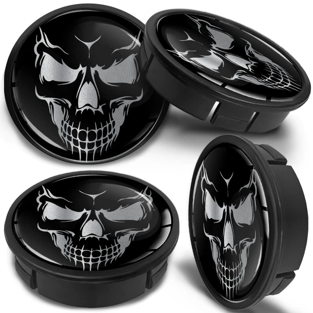 60mm Wheel Centre Caps Set of 4 – Black ABS Plastic Alloy Wheel Hub Caps Replacement – Push Fit Car Wheel Centre Caps – Multiple Designs (CX 0) — view 23