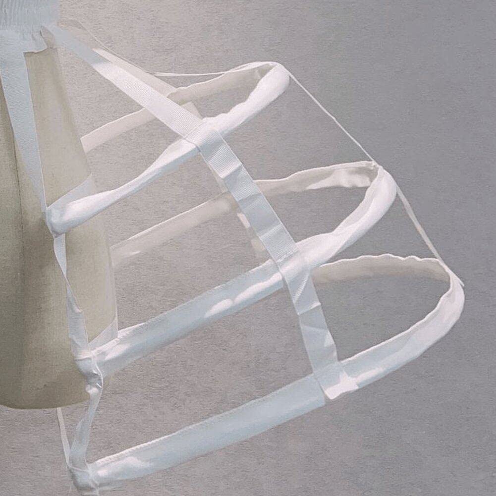 Jupon Crinoline Cage Victorienne Pour Cosplay - En Acier Et Gaze, 38 Cm De Diamètre, Pour Robes Volumineuses