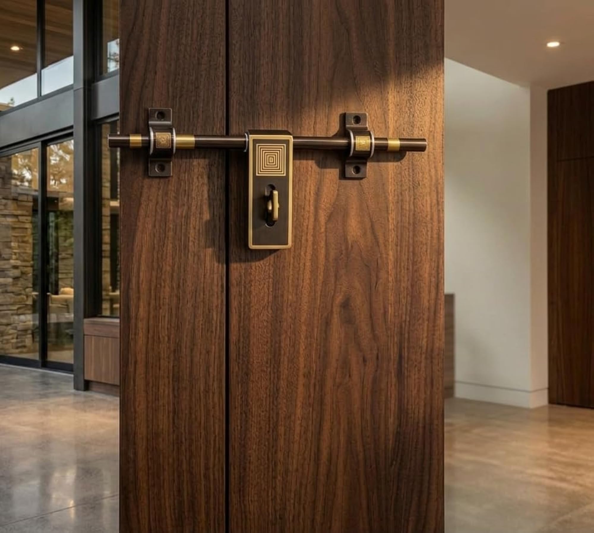 5-Piece Door Kit, Antique Brass & Dual-Tone Finish