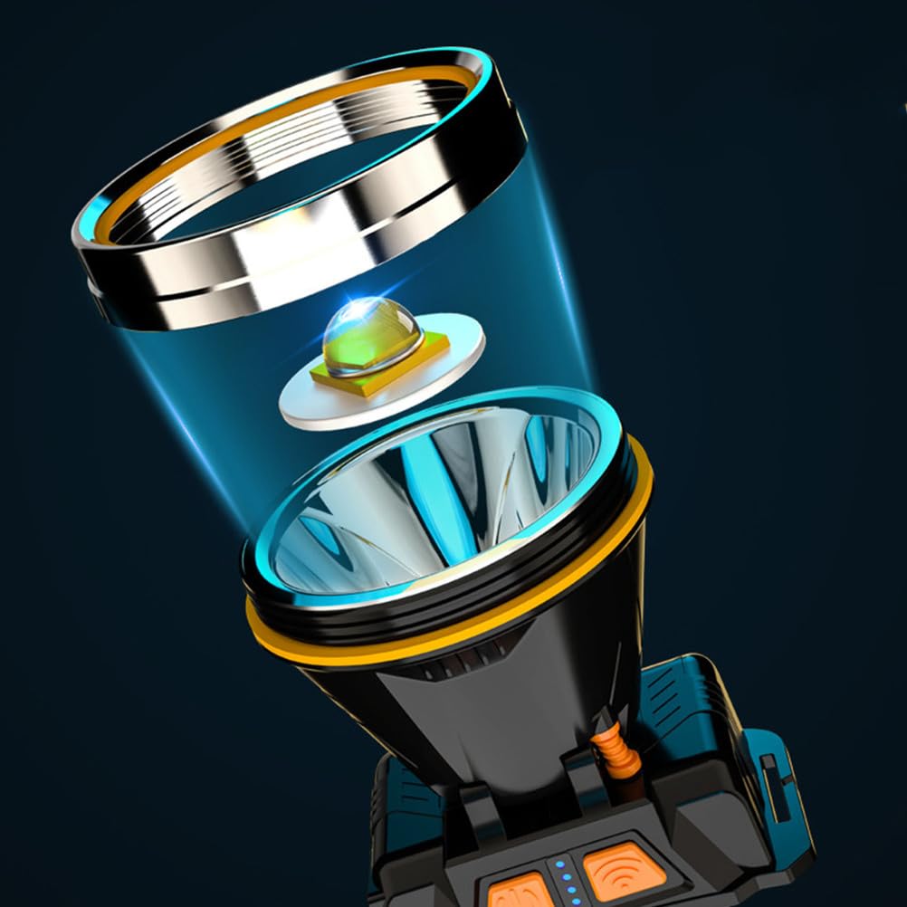 10W Haute Puissance Longue durée de Vie, capteur de Terrain d'urgence tête Porter Grande Tasse de lumière Nuit pêche minière Lampe adaptée à L'Aventure Sauvage