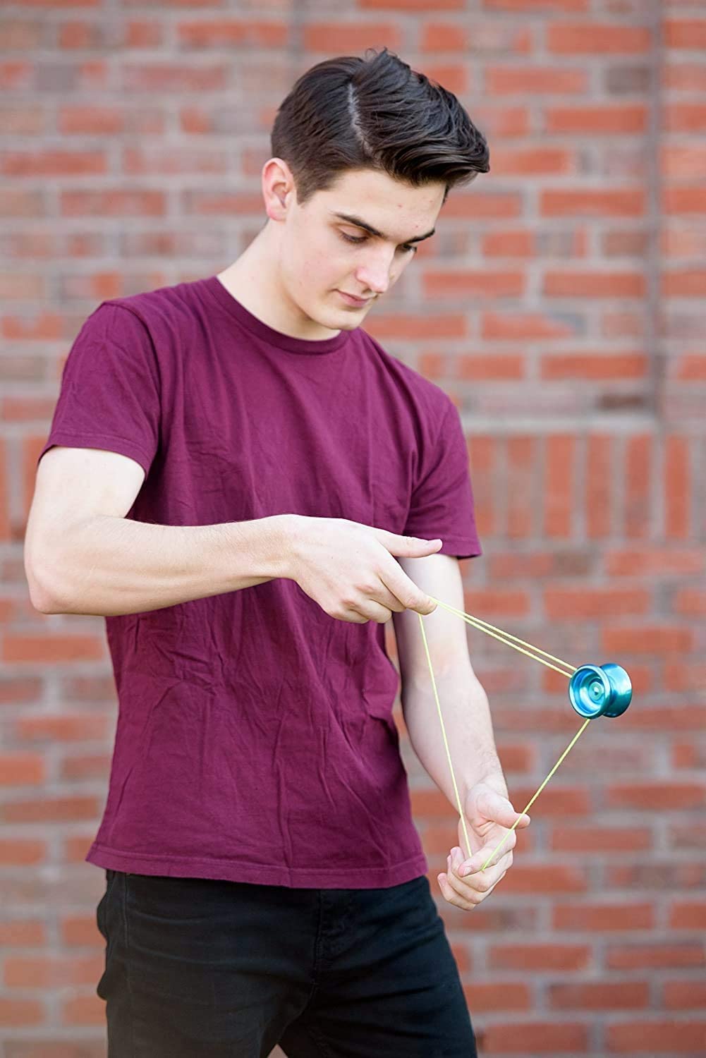 Arnav Fine Quality High Gloss high Speed Metal YoYo Spiner Toy (1 pcs) Make in India (Multi Color,Pack of 1)