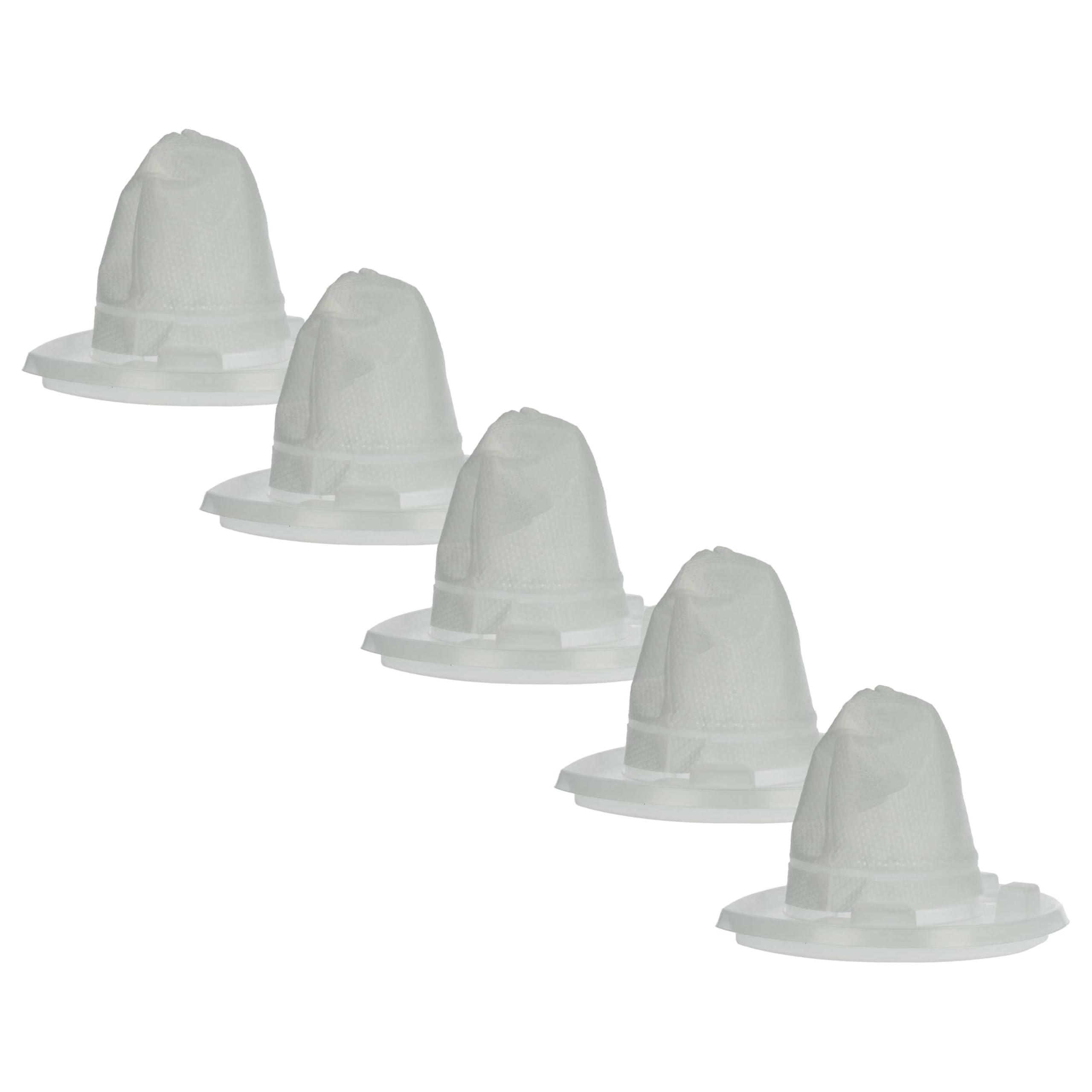 vhbw 5x Staubsaugerfilter kompatibel mit Black & Decker Dustbuster DV7210