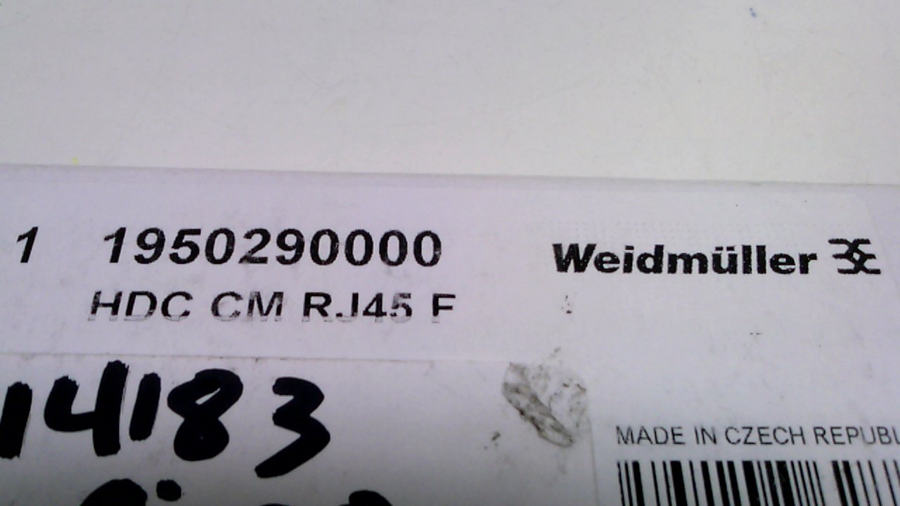 Weidmuller Hdc Cm Rj45 F, Hdc Insert Connector Hdc Cm Rj45 F