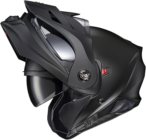 Miniatura 4 de ScorpionEXO AT960 Modular Adventure Street - Casco de motocicleta para adultos con sistema de comunicación Bluetooth EXO-COM integrado, aprobado por