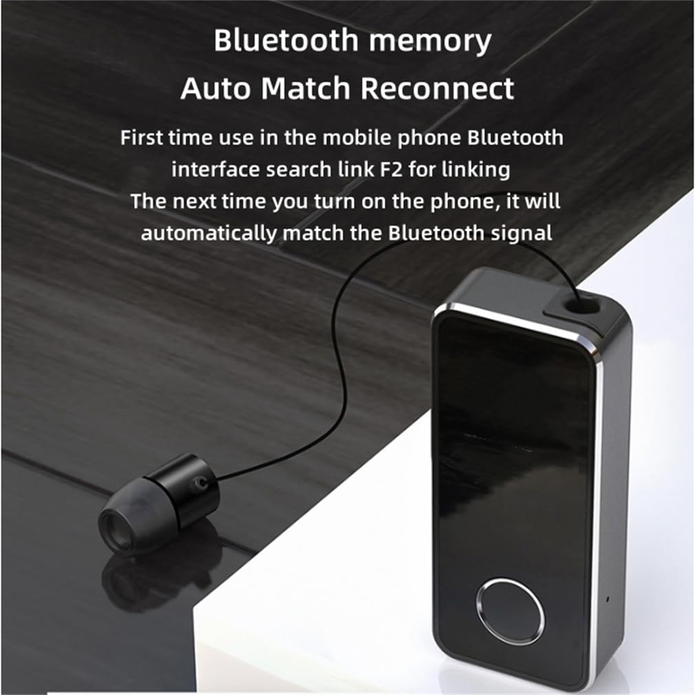 Auricolare Bluetooth impermeabile IPX6, colore bianco, ultraleggero, senza fili, finitura in ABS e compatibilità intelligente, per call center aziendali per camionisti e conducenti