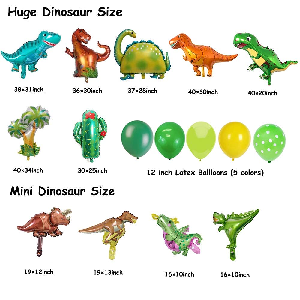 Dinosaur Birthday Party Decorations Set 131 Pcs Kids Dinosaur Party Decorations Include