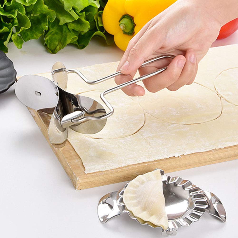 Dumpling Wrapper Maker, Dumpling Maker Macchina, Ravioli Maker, Stampo Gnocchi Gioco, Macchina Per Fare Gnocchio, Stampo In Acciaio Inox Per Ravioli, Acciaio Inox Ravioli