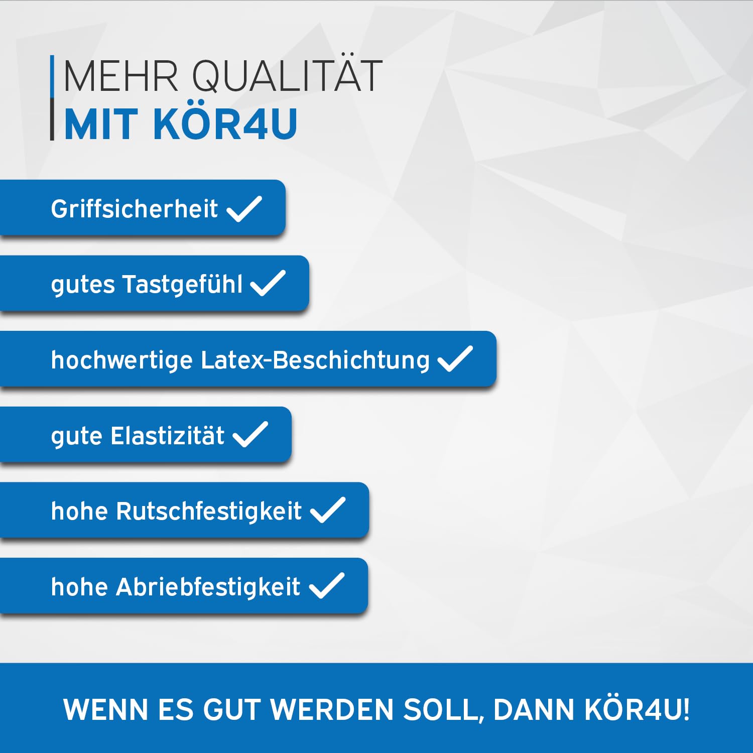 kör4u 140 Paar Arbeitshandschuhe Latex-beschichtet atmungsaktiv, guter Grip