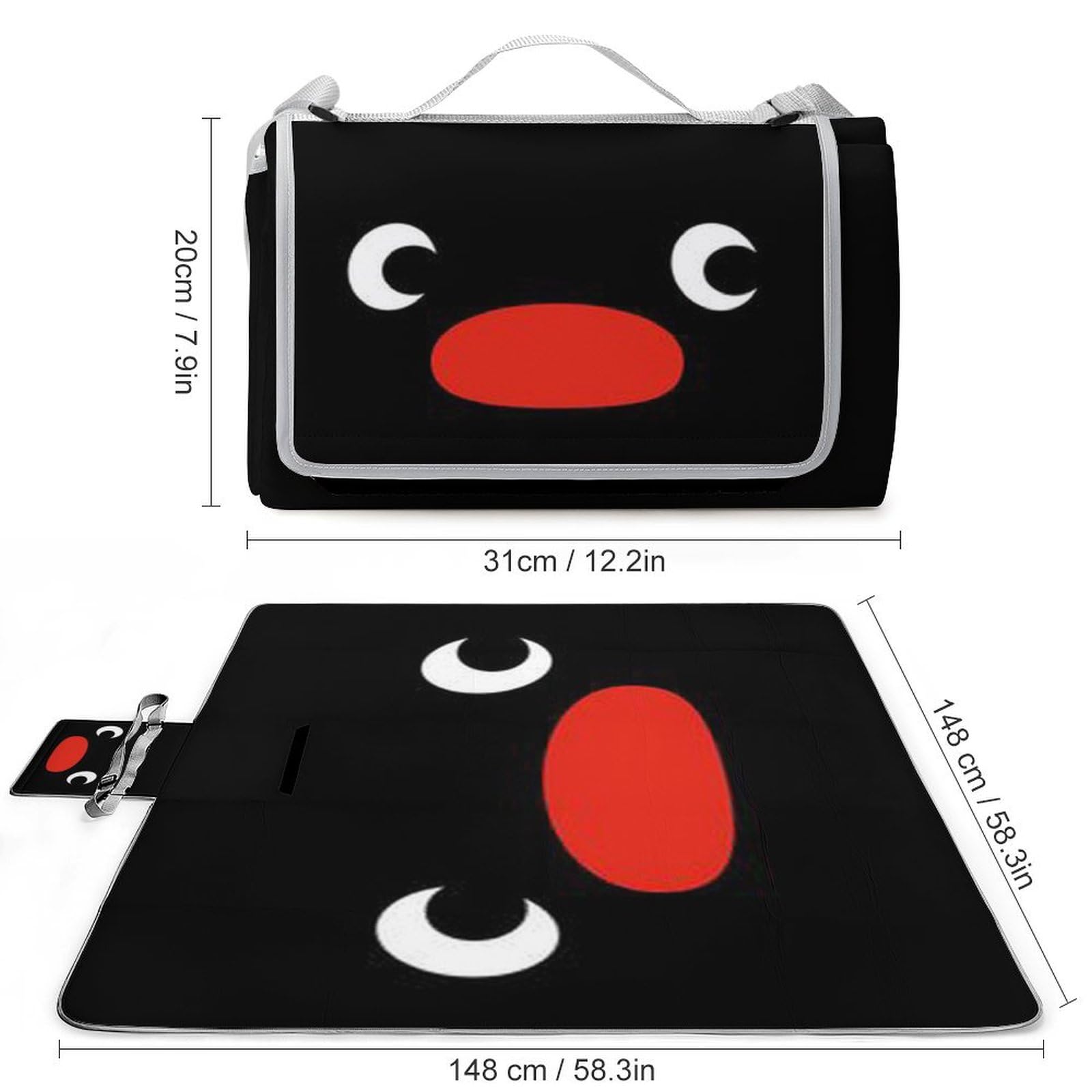 非売品　ピングーレジャーシート 非売品】レジャーシート ピングー 大判 ビッグサイズ ミスドの