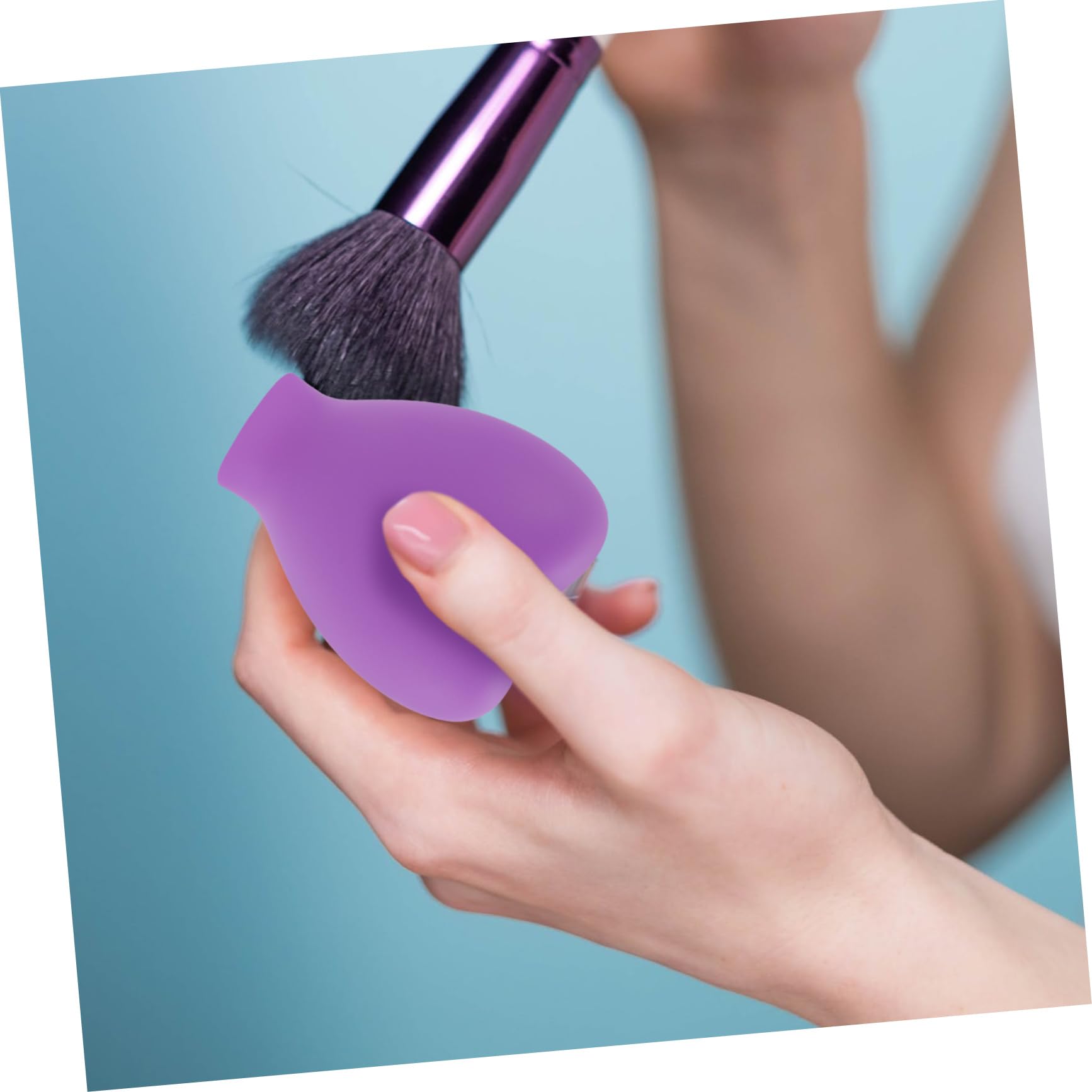 FRCOLOR 5 Juegos De Fundas De Silicona Para Guardar Brochas De Maquillaje (6 Unidades)