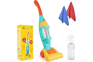 Kids Vacuum Cleaner Toy, Pretend Play Activity Center, for Ages 3-5