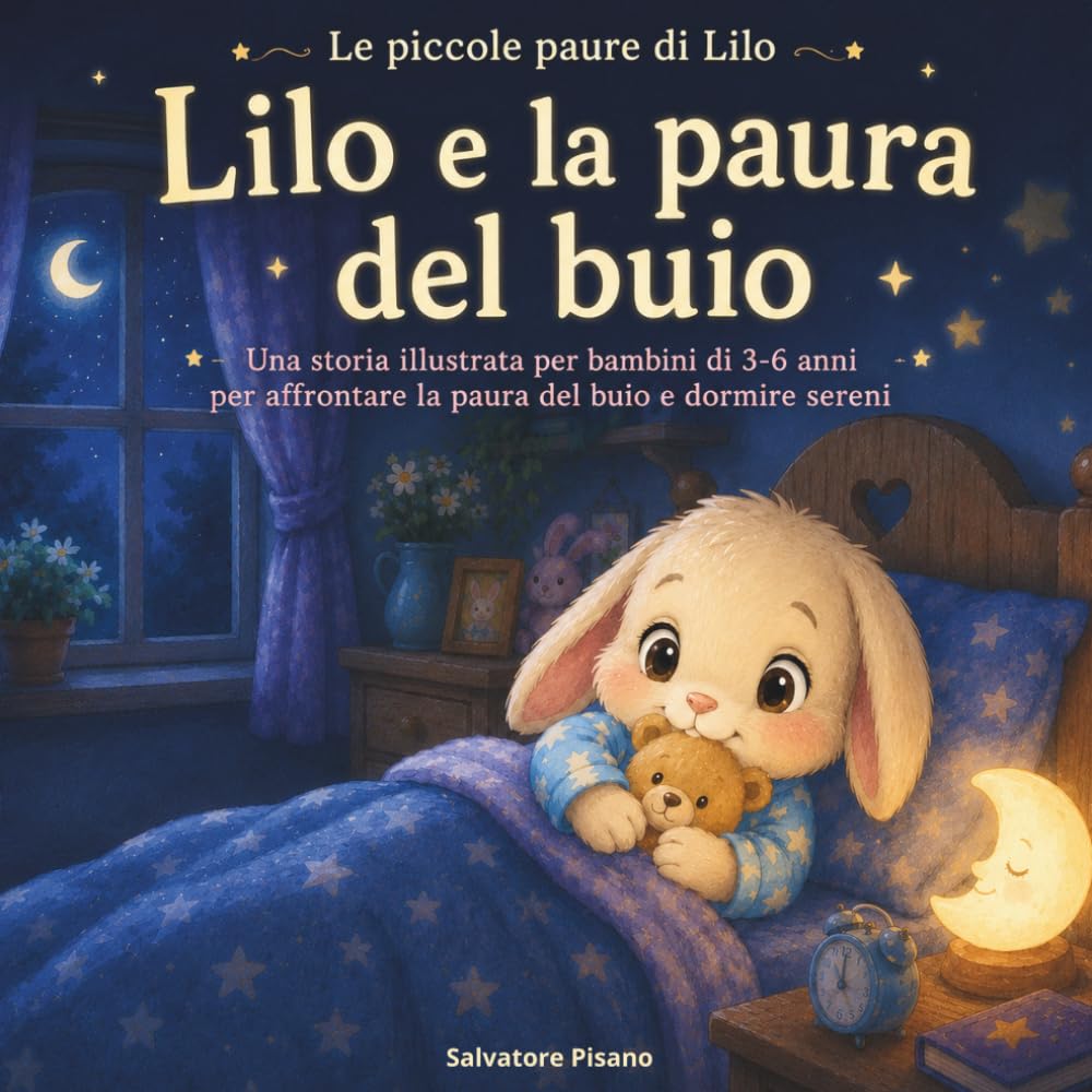 Lilo e la paura del buio: Una storia illustrata per bambini di 3-6 anni per affrontare la paura del buio e dormire sereni (Le piccole paure di Lilo)