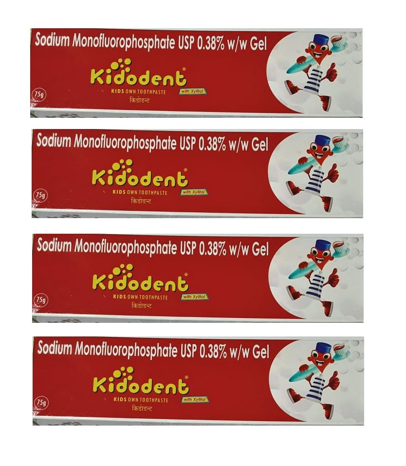 Kidodent Dental Gel - 75 gm, Pack Of 4 (B0CJ5K3VR3) Amazon Price History, Amazon Price Tracker