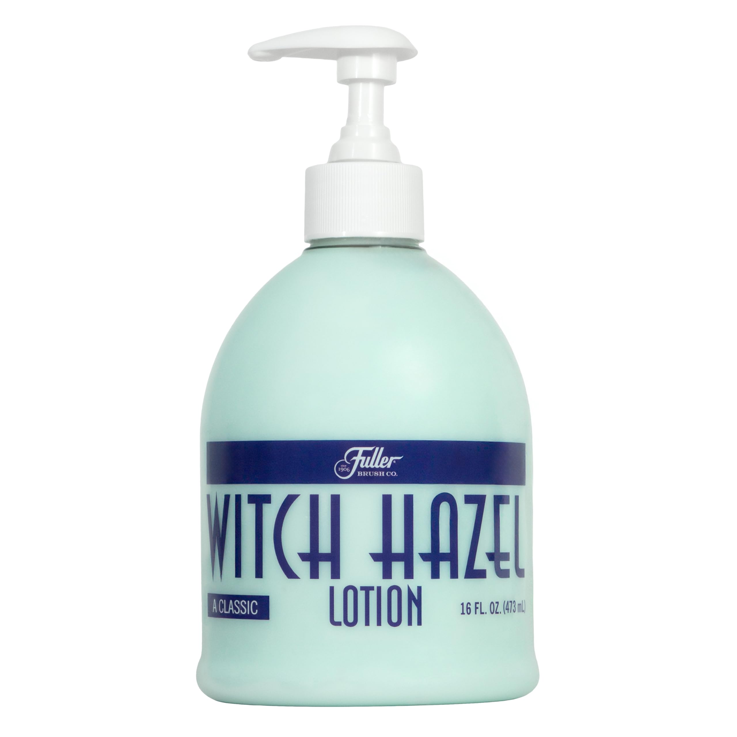 Fuller Brush Witch Hazel Lotion – 16 oz Natural Hazel Moisturizer & Skin Soother for Dry, Cracked Skin, Aftershave, Sunburn Relief, Massage & Daily Use - For Men & Women (Pack of 1)