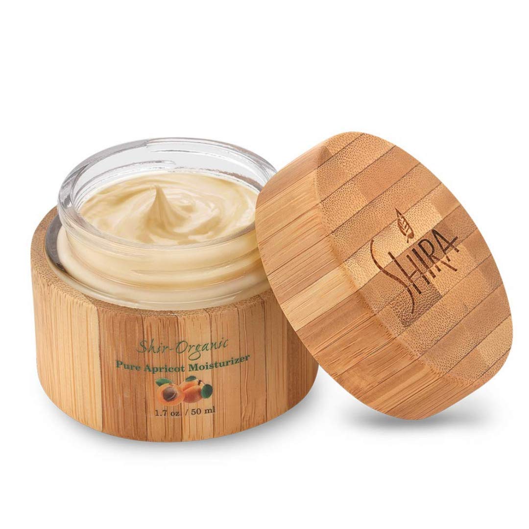 Shir-Organic Pure Apricot Moisturizer Leaves Skin HydratedSoft and NourishedWith Organic Anti-Aging Formula For Normal to Dry Skin Types 15 ml