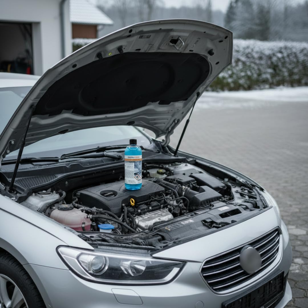 Richter Chemie Premium Scheibenfrostschutz Konzentrat -60°C, Bioethanol-Basis, Citrus-Duft, 12 x 1 Liter
