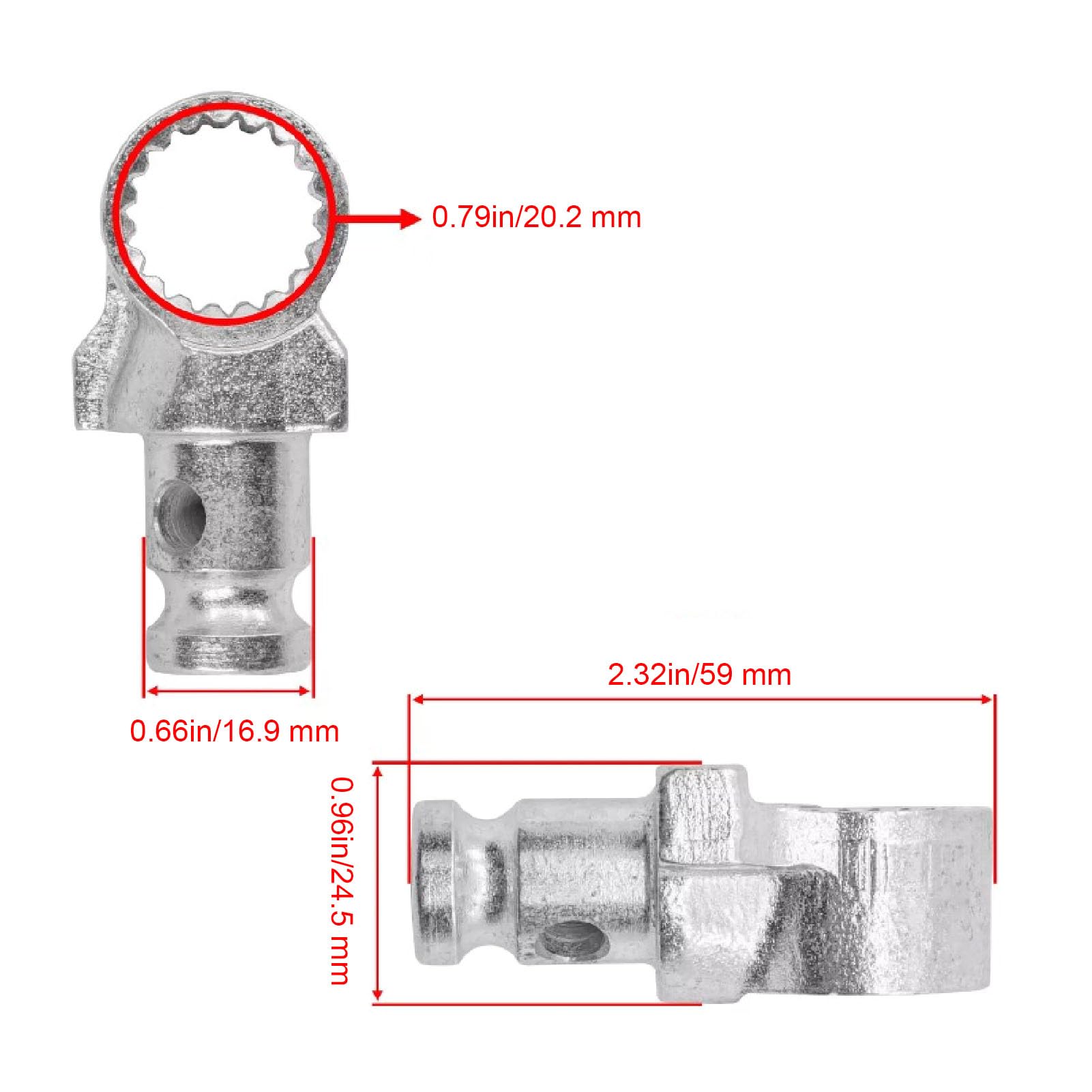 Kickstarter-Gelenk Verchromt - Für Honda CRF450R CRF450X Motorrad Startmechanismus