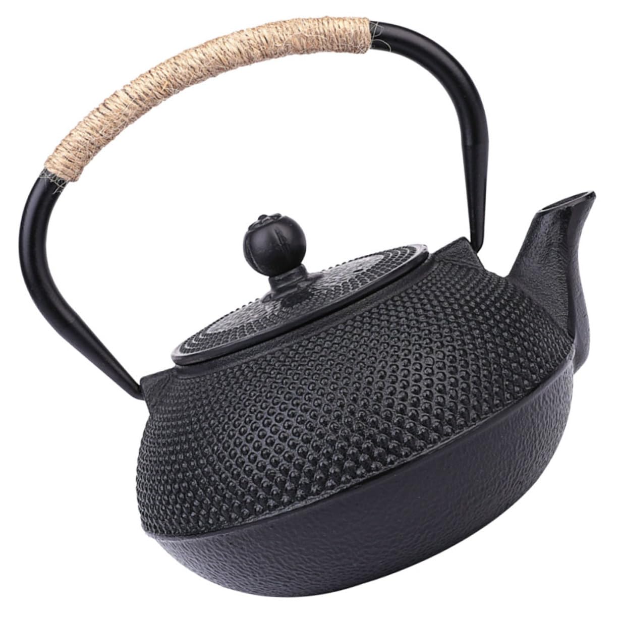 DOITOOL Tetera de Hierro Japonesa Pequeña de 900ml, Ligera y Fácil de Limpiar, Estilo Retro Vintage para Oficinas y Salas de Té