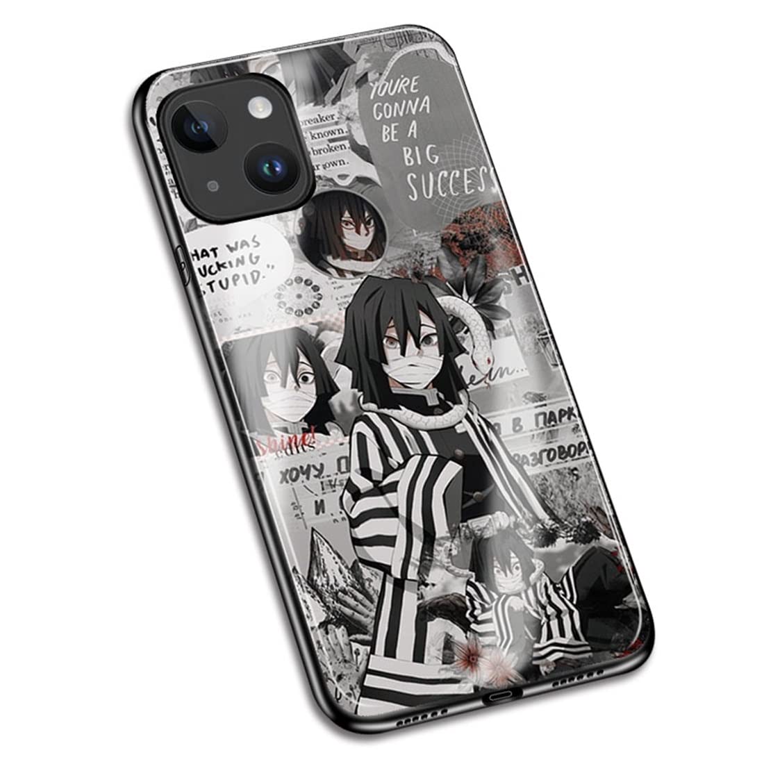 Amazon.co.jp: 伊黒 小芭内 鬼殺隊 iPhone用ケース スマートフォン  