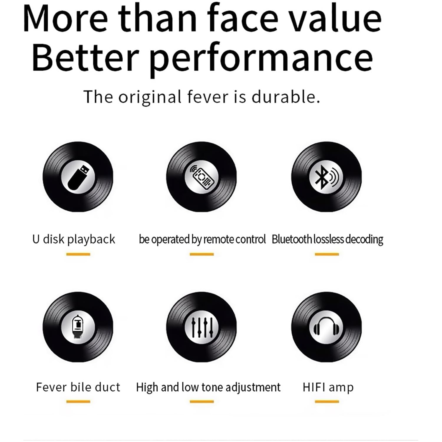 Bezstratny wzmacniacz audio HiFi, przedwzmacniacz lampowy, bezstratne wyjście HIFI, regulacja tonów wysokich/basowych, pamięć flash Bluetooth/wejście RCA, do domu, biura