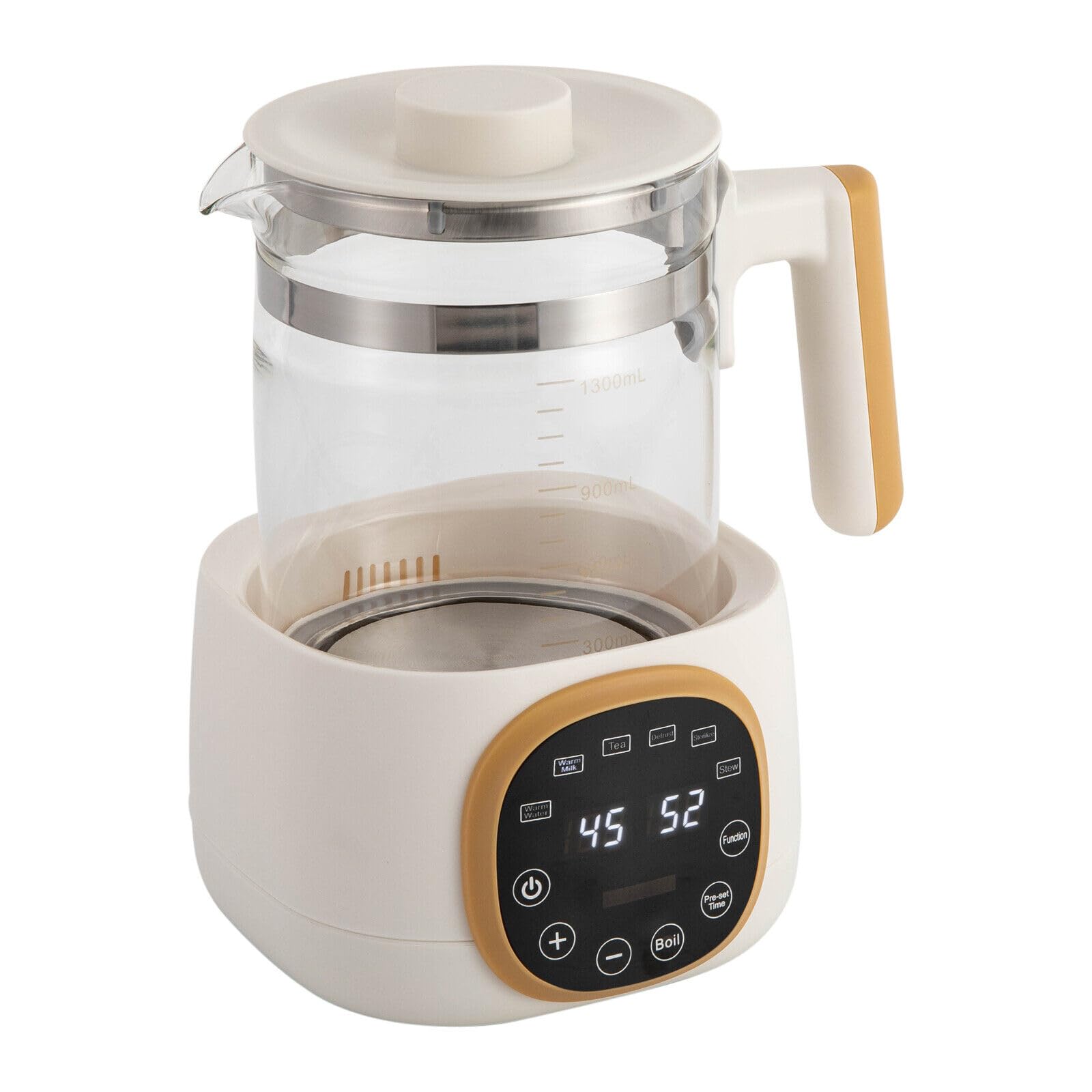 Calentador de biberones para bebé, hervidor de agua 72 horas, para mantener caliente la comida del bebé, té, café, 1,3 l, hervidor de agua para alimentos para bebés