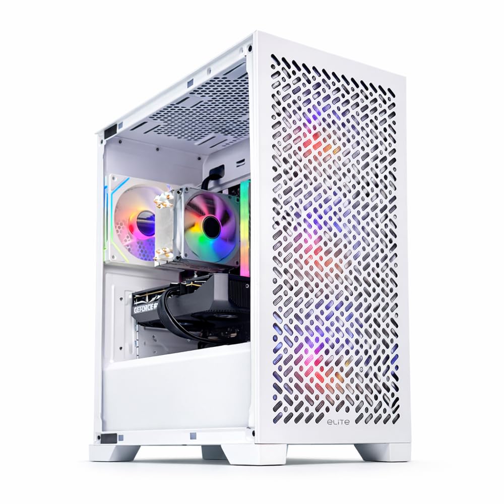 Infinity Gaming PC - Intel Core i5-12400F | GeForce RTX 3050 6GB GPU | 16GB DDR4 RAM-1TB NVMe SSD | Air Cooler-H610 MB-500W 80+ PSU | WiFi-Bluetooth-Windows 11 Pro | Desktop Computer