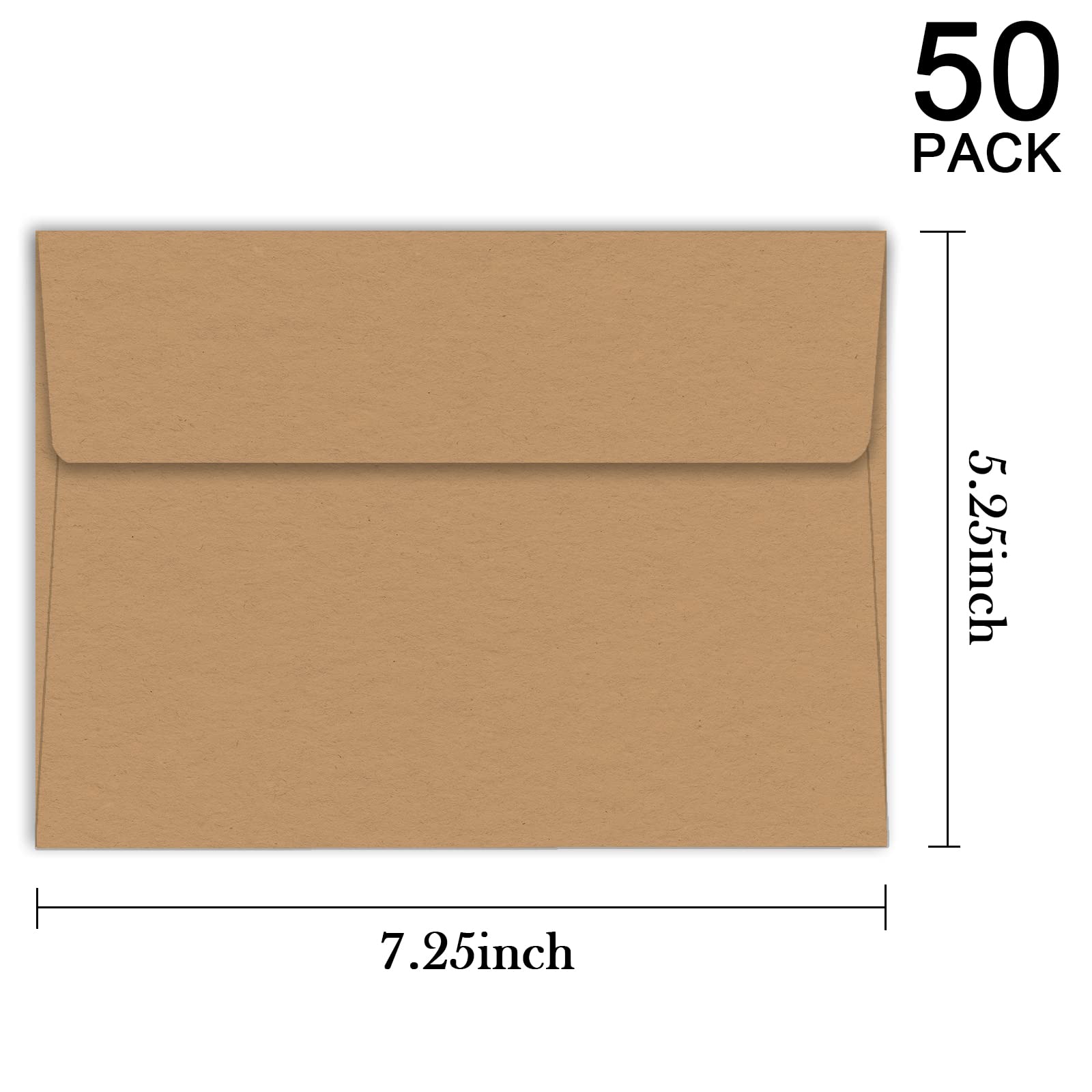 Snapklik.com : YINUOYOUJIA 50 Packs Of A7 Envelopes For Invitation, 5x7 ...
