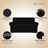 Vista 543 de Easy-Going - Funda elástica para sofá, 1 pieza, protector de muebles, suave, con parte inferior elástica, para niños, tela de jacquard de poliéster