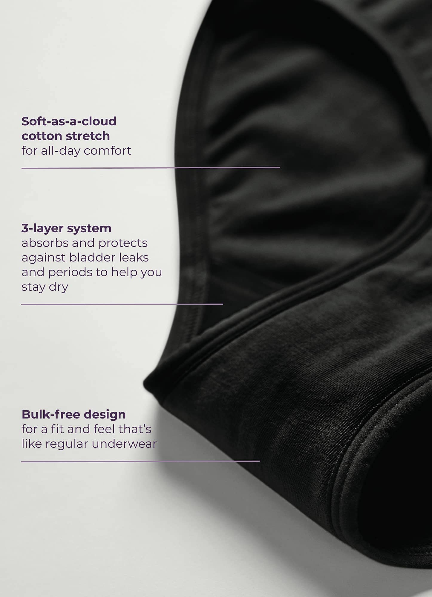 Jockey Women's Underwear Worry Free Cotton Stretch Moderate Absorbency Brief