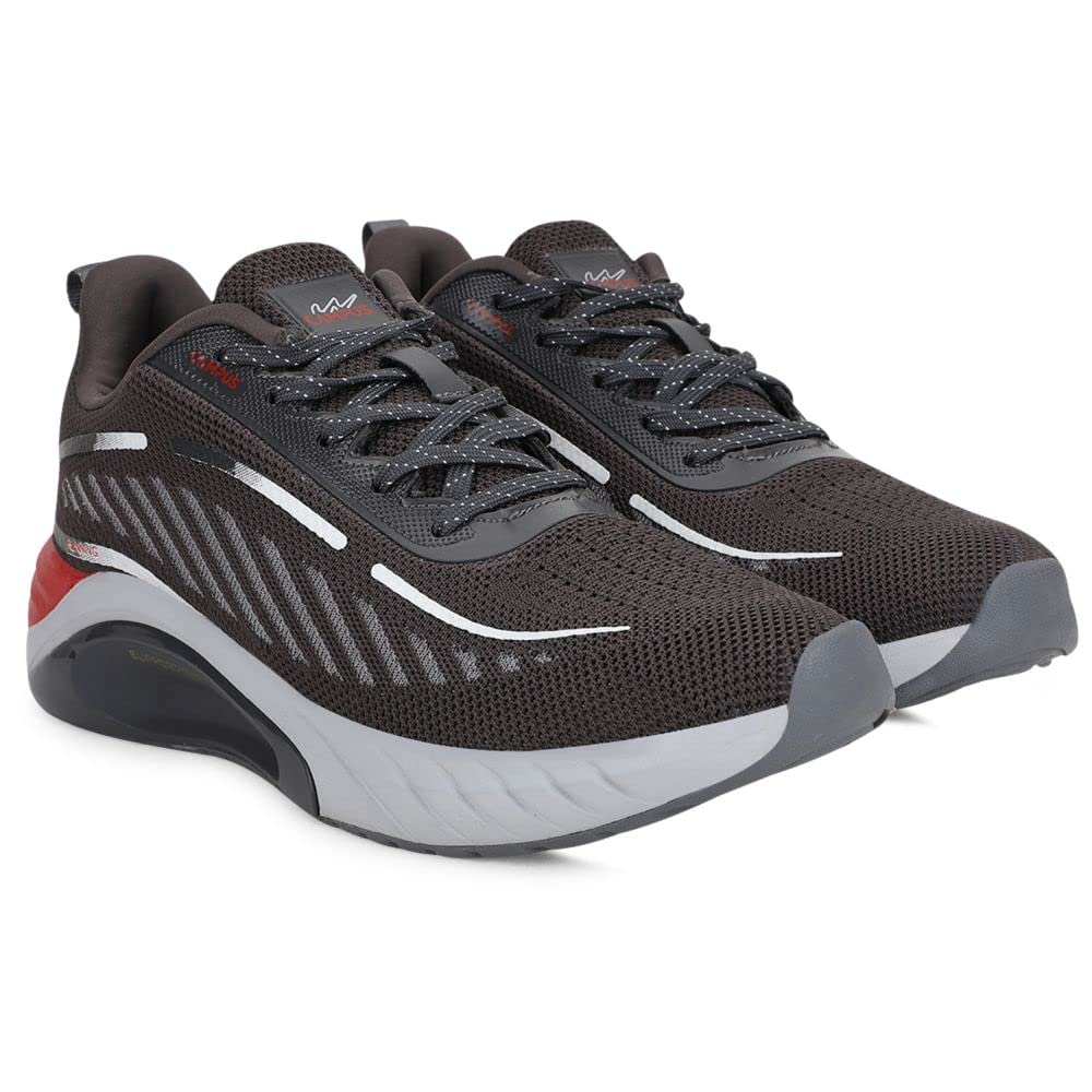 Campus Mens Abacus D.Gry/RED Running Shoes - 6UK/India 6G-221 (B09LR5MZ48) Amazon Price History, Amazon Price Tracker