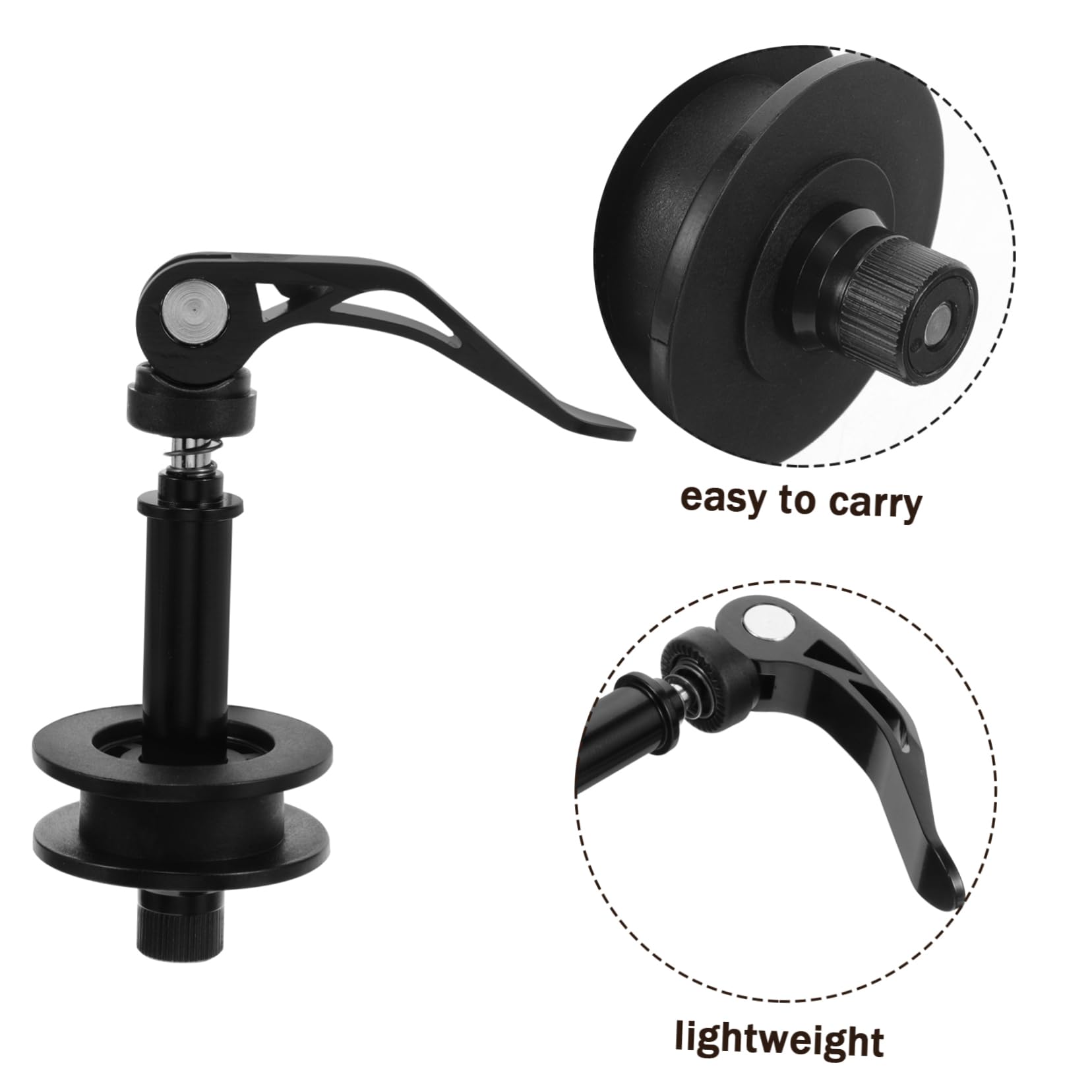 TOYANDONA Tendeur De Chaîne De Vélo Tendeur De Chaîne Arrière Réglable Accessoires De Vélo Tendeur De Chaîne Accessoires De Vélo Plastique Noir