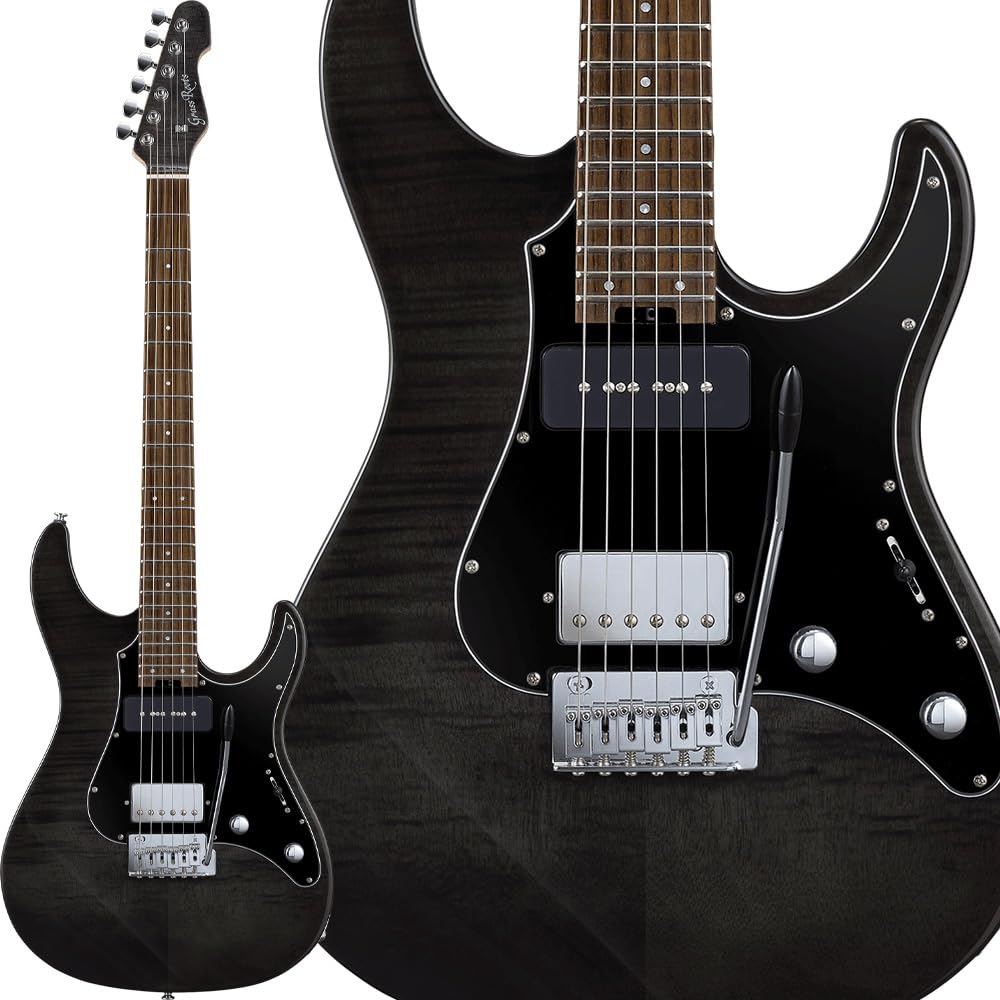 Amazon | GrassRoots G-SN-CTM/P See Thru Black エレキギター 