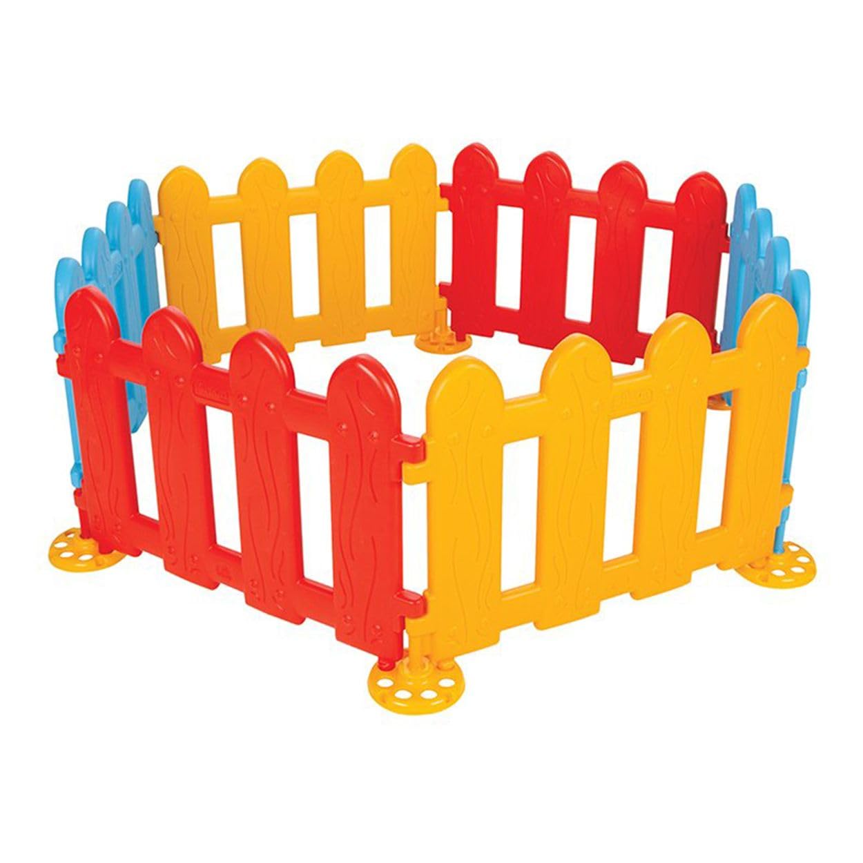 PILSAN Recinzione Gioco, Recinzione in plastica, Box 06203, 6 Elementi 72,5 x 51,5 x 51,5 x 3,8 cm
