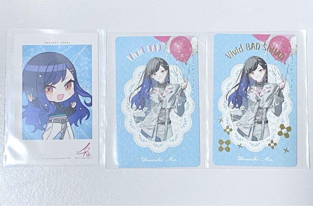 プロセカ　白石杏　感謝祭　5周年　5th　グリーティングカード　シール　特典 プロジェクトセカイ カラフルステージ！ feat. 初音ミク