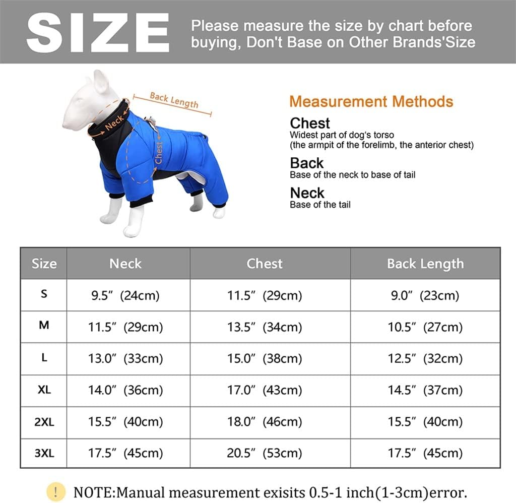 Dog Coat Jacket with Harness Pet Puppy Dog Clothes Chihuahua French Bulldog Clothing for Small Large Dogs (A XXL Code)