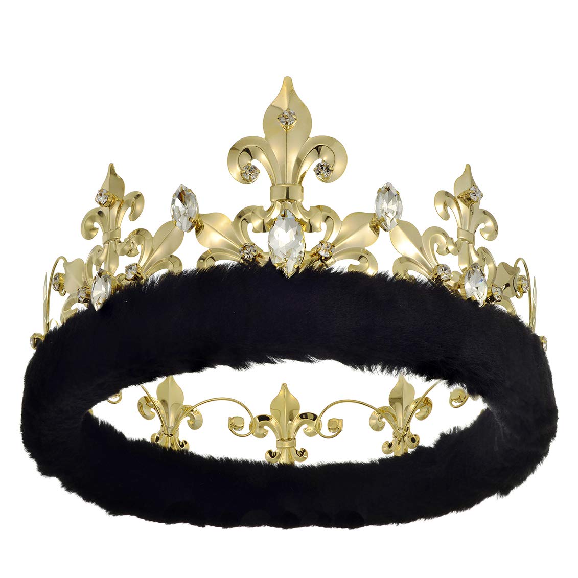 Buy JEHEHUBO Birthday King Crowns Adults Men Crowns King