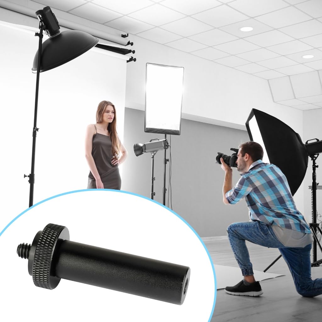 Compactly 15mm Rod Microphone Holder Solid Aluminum Alloy Construction with 1/4