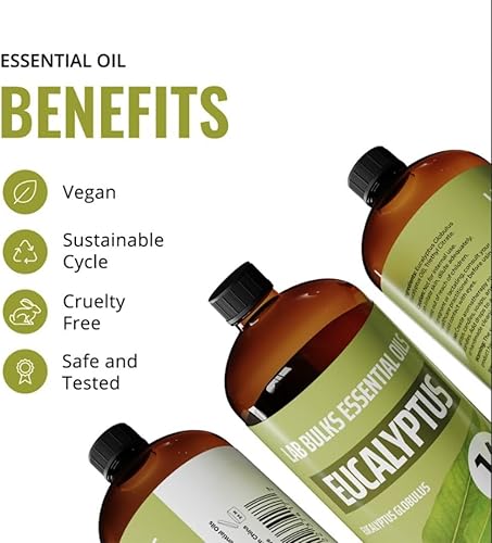 Miniatura 3 de Botella de spray de aceite de eucalipto de 16 onzas para difusores, cuidado del hogar, velas, aromaterapia (paquete de 1)