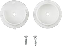 Vista 4 de National - Juego de enchufes de varilla de armario de plástico de 1-3/8 pulgadas N154567