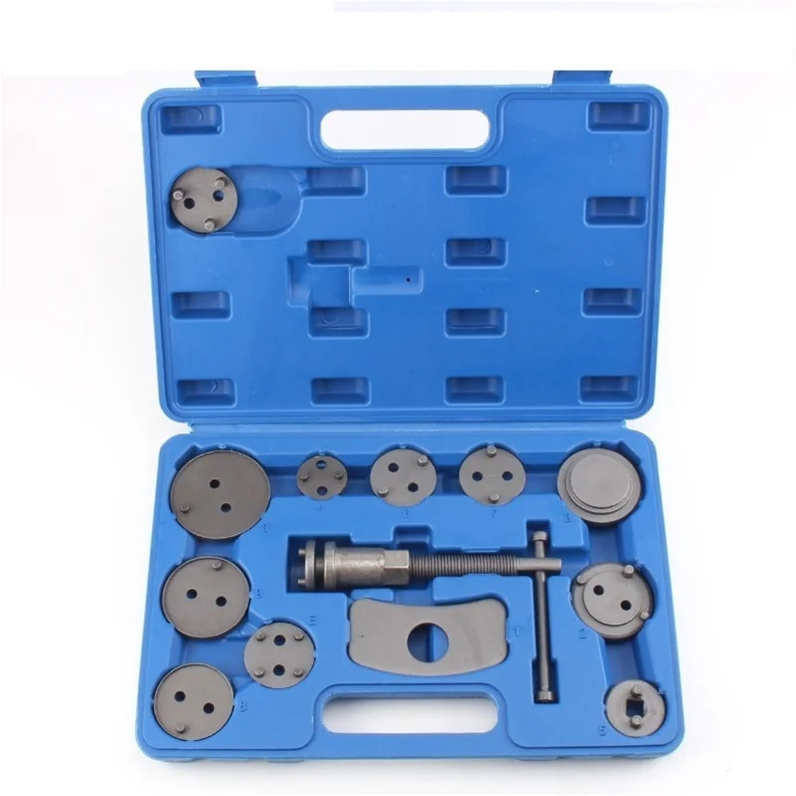 alicates de resorte de freno Juego de 12 o 13 pinzas de freno de disco para coche, fiables y prácticas, con compresor de pistón de freno trasero y rebobinado. piston calibre freno(13pcs)